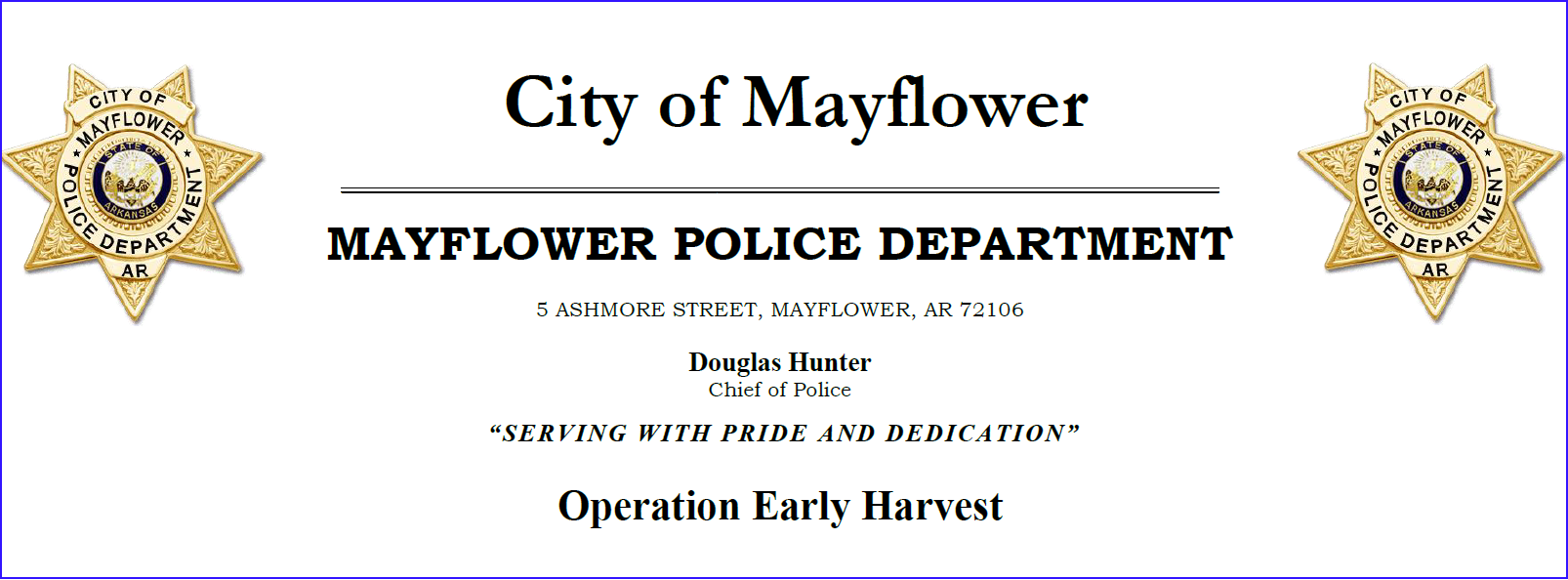 Operation Early Harvest flyer link